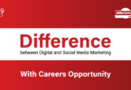 Difference between Digital and Social Media Marketing