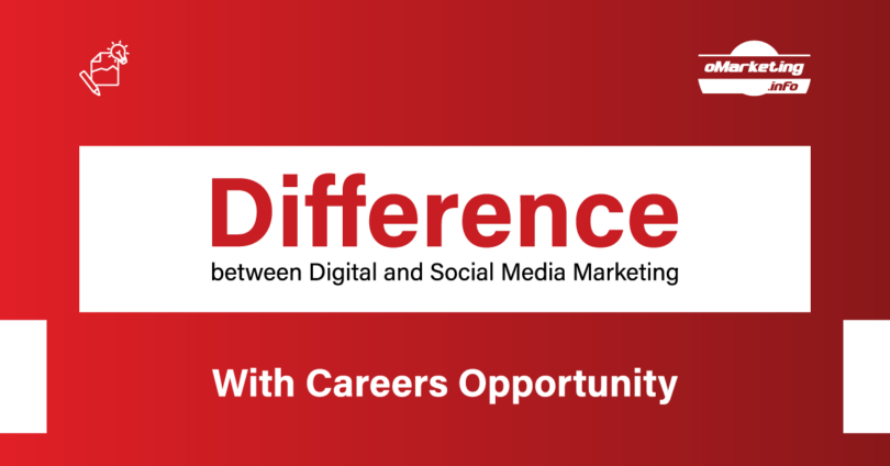 Difference between Digital and Social Media Marketing